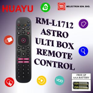 Huayu RM-L1712 7 in 1 Astro Ulti Box Remote Control