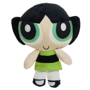 Original The Powerpuff Girls Cartoon Plush Doll Buttercup Bubbles Blossom Cute Kawaii Fluffy Stuffed Toy 25cm