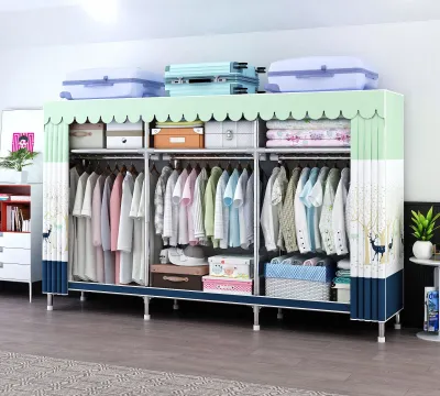 Aluminum Frame Modern Minimalist Wardrobe
