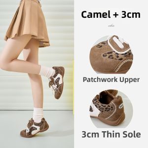 Josiny | Trendy Leopard Print Sport Shoes Thick Sole