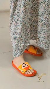 VIDVIEW !!ลดสนั่น!! รองเท้าแตะ Adda 82Z66 แบบสวม ลายชินจัง เบอร์ 36-40 รองเท้าหญิง รองเท้าแฟชั่น