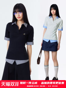 Áo Thun Polo Cổ Polo Tay Ngắn PSO Brand Dành Cho Nữ Dáng Ôm Vừa Vặn Mùa Hè Thường Ngày Vải Cotton 933% Polyester 67%