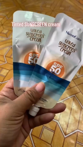 BUY1 TAKE4 Tinted Sunscreen Cream SPF50 PA+++UV Protection Lightweight Brightening Sunscreen Cream