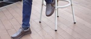 Sepatu Slip On Pria Casual Kulit Kombinasi Denim Waltons Bulls DX805