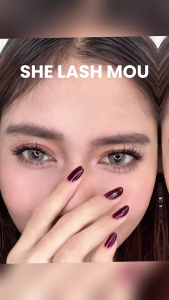 [TANPA LEM] MH05 SHE LASH MOU Bulu Mata Palsu Comic Style-Pure Wild Devil Trilogy Bulu mata Natural Eyelash Extension FREE Tweezer