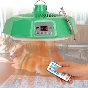 Pet Intelligent Heating Lamp Farm Poultry Temperature Control Lamp Air Warming Heating Cow Chicken Dog Brooding Incubator 220V