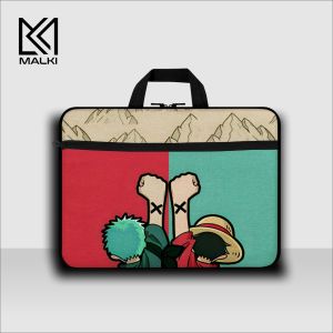Tas Laptop Motif Anime Manga uk 12 13 14 15 Inch All type Laptop Tebal berkualitas anti air best seller / softcase printing gambar Doraemon one piece jujutsu kaisen goto satoru asa mitaka demon slayer attack on Titan japan style