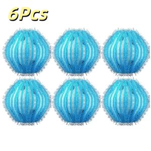 6/12 Pcs Laundry Pet Hair Filter Balls Lint Remover Washing MachineFloating Ball Reusable Nylon Balls Lint Catcher