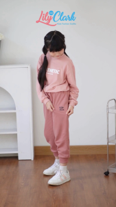 Lily And Clark Celana Panjang Anak Perempuan Untuk Usia 2-15 Tahun  Baby Tery Warna Pink - BTL03