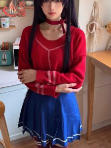 Mita Cosplay Pure Desire JK Uniform Costume with Hat Pleated Skirt Fake Hair Steam Shoes Initial Fashion Game Set in Stock