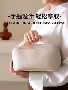 【⏰Wholesale Store】Waterproof Cosmetic Bag Ladies PU Makeup Bag Portable Travel Toiletry Bag Organizer Large Capacity