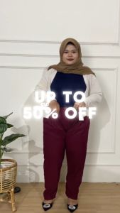 Celana Knit Wanita Super Jumbo (bb 40-100kg)