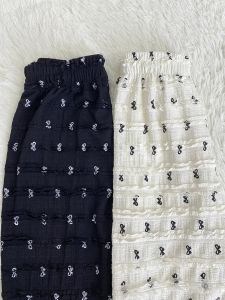 Quần Dài Thường Ngày Cạp Cao Cho Nữ Mùa Thu Đông Mới Rộng Rãi Quần Sọc Treo Quần Dài Cho Dáng Người Quả Lê