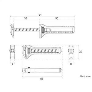 1PC EDC Móc Khóa Đa Dụng Cụ Di Động Bỏ Túi Tua Vít Nhỏ Gọn Đa Năng Cho Cắm Trại Ngoài Trời Sinh Tồn Chất Liệu Kẽm