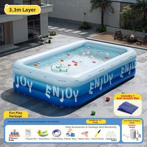 EnjoyLife | Sunshade Inflatable Pool Large