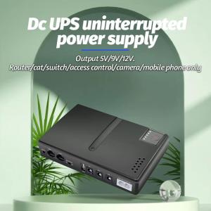 Emergency UPS 5V-24V Adjustable DC Output 0.6A-2A Charger Without 18650 Batteries Desgin for Router CCTV EU Plug AC85-265V Input