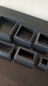 Square & Rectangular Tubular End Cap for Chair Table Furnitures Insert Plug Steel Pipe Plastic Plug