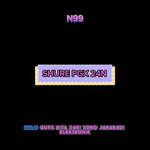 N99 MIC WIRELESS PGX 24N HEADSET JEPIT JARAK 30 METER BATERAI AA HEADSET UHF CHANNEL FREKUENSI MICRO