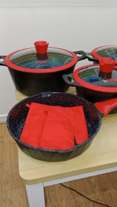 HK Granite cookware casserole Ceramic coated design DZ-F NO BOX