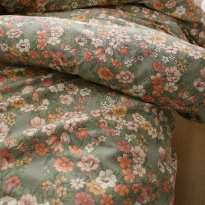 Mo Ran Flower Season Stain-Resistant Good-Looking Pure Cotton Duvet Cover One-Piece Quilt Cover Cotton Twill Single Double Pastoral