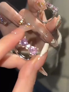 "Công chúa của lâu đài" vòng mở màu hồng dành cho phụ nữ kim cương Zirmon Zircon French Girl-Set Ring TF-Uss-VN