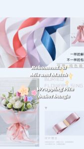 KERTAS PAPER METTALIC  CARANG METTALIC PREMIUM BUKET BUNGA BOUQUET FLOWERS FLORAL WRAPPING MURAH