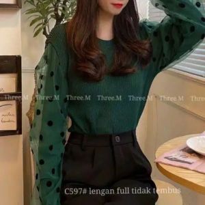 TM C597 Blouse Polca knit import