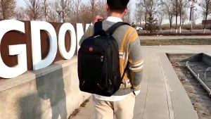 Men Laptop Backpack Outdoor Travel Large Capacity Bagpack School Bag Laptop Beg Sekolah Beg Lelaki