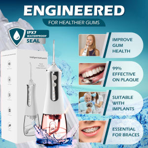 Oral Irrigator Portable Water Flosser Dental Teeth Cleaner Electric Rechargeable Oral Irrigator 3 Modes Tooth Floss Ipx7 Water Toothpick