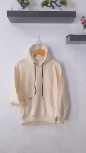 Hoodie Ribellzin Pullover Polos Kekinian Pria Wanita Bahan Fleece Tebal