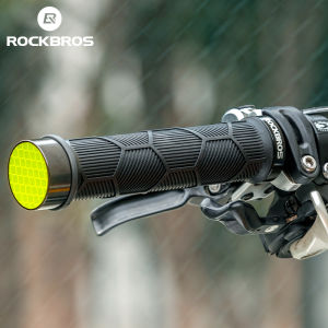 ROCKBROS Bike Grip Silicone Non-Slip Bicycle Handlebar Cover Ultralight Anti-skid Bike Handle Alloy Grips Cycling Accessories
