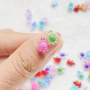 Combo 10 Rùa Dạ Quang mini Rùa Phát Sáng Trang Trí Nhà Cảnh Quan Nhựa DIY Trang Sức Thủ Công