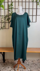 MUAT 80-100KG!!! DASTER BALI ABSTRAK SUPER JUMBO SIZE LD 140 FIT TO 4XL POLOS REAL PICT