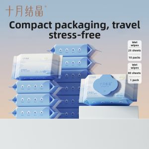 SHI YUE JIE JING | Outdoor Portable Wet Wipes for Hands and Mouth 25 Sheets