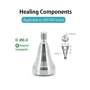 JNSUR Dental Healing Components Implant Accessories Compatible with OSSTEM Dental Lab Material Technician Accessories Dentsitry