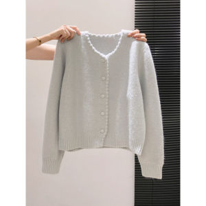 La Chapelle | Áo khoác Len Cardigan Kiểu Pháp Mềm Mại & Nhẹ Nhàng cho Phụ Nữ Mùa Thu/Đông