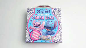 Disney Stitch Premium Activity Book Carry Case With Stickers Marker Pens & Fun Activities For Kids
