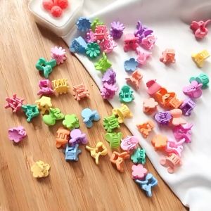 Set 10 kẹp mini kẹp càng cua màu pastel ngọt ngào đáng yêu dành cho bé gái BK017