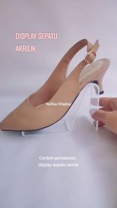 6 Pcs Display Tempat Organizer Sepatu Akrilik Bening Nafisa DSA