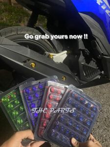 30 Biji Motorcycle Cover Srcew Cap Nut Skru Cap Cover Universal YAMAHA Y15ZR Y16ZR LC135 135LC HONDA RS150R RSX150 Vario150 EX5 ex5110 Wave Cap Nut Skru Penutup Skru