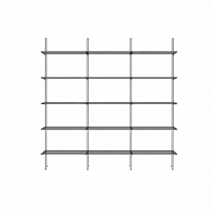 Transparent Display Wall Shelf