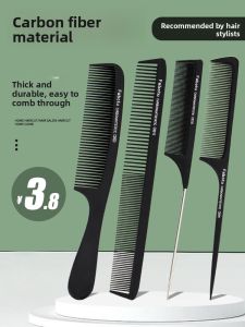 Professional Hairdressing Comb for Women Long Hair Portable Home Use Styling Electric Wood Comb Dense Teeth Comb for Men