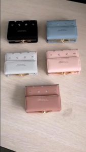 ABC Dompet Lipat Mini Motif flower dompet lucu A28 Fashion Korean