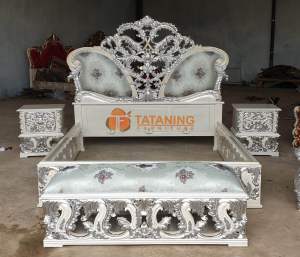 (WAJIB BACA DESKRIPSI) DIPAN KUPU KUPU DAUN KAYU JATI FINISHING BEDSIDE NAKAS STOOL MEWAH UKIR DEKORASI INTERIOR RUANG RANGKA TEMPAT TIDUR MURAH TATANING FURNITURES JEPARA