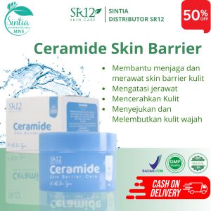 Ceramide Sr12 Moisturizer Cream Skin Barrier Membantu Memperbaiki Maslah Kulit Wajah BerJerawat Bpom