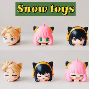 Mô hình Spy X Family - Mô hình Anya Forger Loid Forger Yor Briar cosplay mèo chibi dễ thương - Gia đình điệp viên