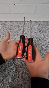 MILWAUKEE 2PC GEN II DEMOLITION SCREWDRIVER SET (48-22-2702) Impact Steel Cap for Hammering Tool Cap Besi Tahan Tebuk Impak Alat Pemukul