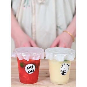 (Set 500 tờ)Giấy nến chống tràn lót cốc trà sữa cốc cafe cốc chècốc nhựa ly nhựa dùng 1 lần