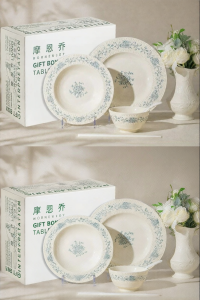 JINGDITAOCI | Underglaze Colored Tableware Set