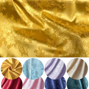 Vải Gấm Hoa Mẫu Đơn 59 Inch Dùng Cho Bọc Ghế Sofa Rèm Cửa Vỏ Ghế Ăn Trang Trí Nhà Cửa Gối Tựa Chất Liệu Spandex/polyester